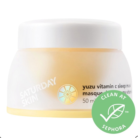 🍋 Saturday Skin Yuzu Vitamin C Sleep Mask - Picture 1 of 10